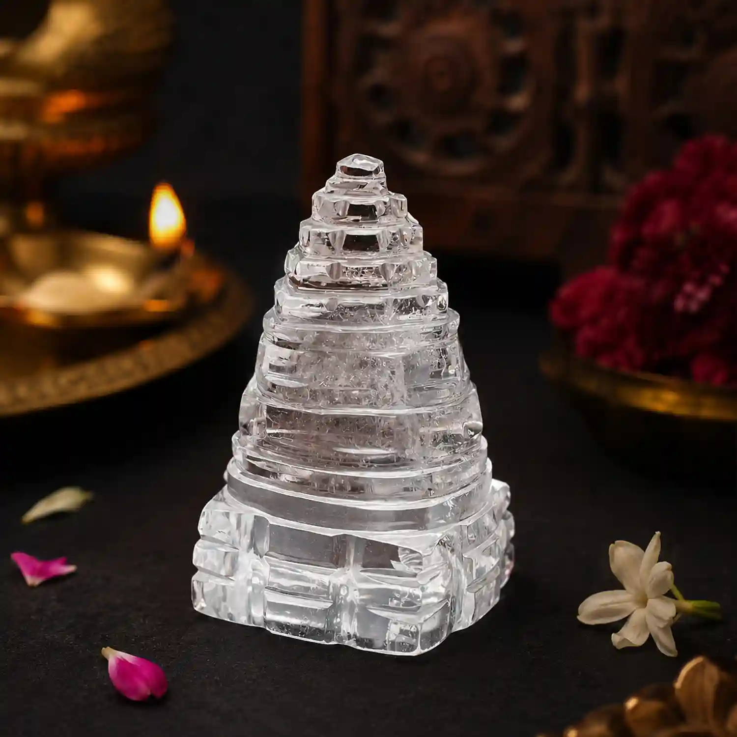 Sphatik Shree Yantra | Small Shree Yantra